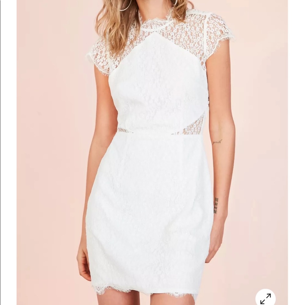 Keepsake Lace Mini Dress